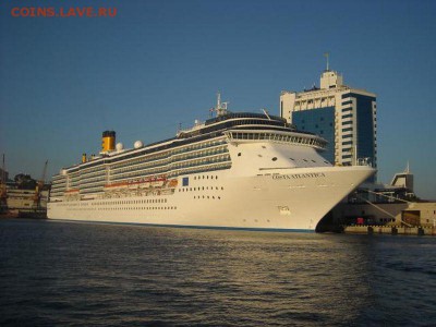 Монеты с Корабликами - Costa Atlantica