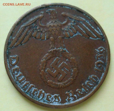 1 рейхспфенниг 1936г G.Редкая.Оценка. - DSC02378.JPG