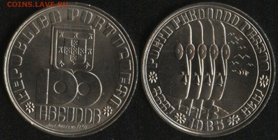Португалия 100 эск. 1985 Фернандо Песоа до 22:00мск 27.03.15 - Португалия 100 эскудо 1985 ''50 лет со дня смерти поэта Фернанду Песоа'' -160