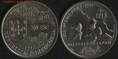 Португалия 200 эск. 1997 Луиш Фроиш до 22:00мск 27.03.15 - Португалия 200 эскудо 1997 ''Луиш Фроиш. История Японии'' -230