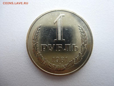 1 рубль 1981 в коллекцию до 28.03.2015 до 22-00 по Москве - P1010712.JPG