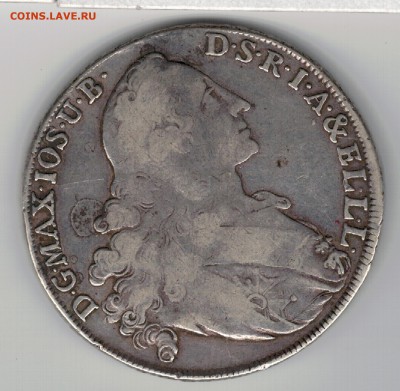 ГЕРМАНИЯ (БАВАРИЯ) ТАЛЕР 1766 ДО 09.10.14 В 22.00МСК (9198) - 5-г1т1766