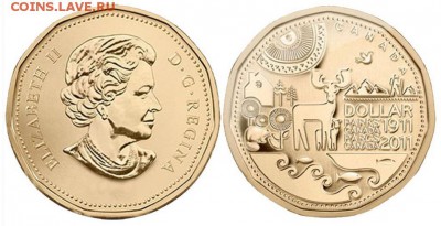 Канада. 2011. $1. Национальный Парк. Олень. UNC. ФИКС 95р! - 1196128662