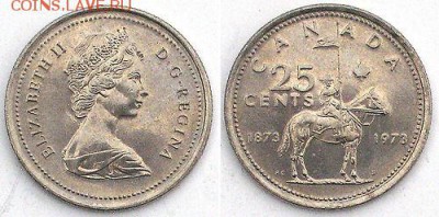Канада. 1973г. 25 с. 100 лет Конной Полиции. UNC. ФИКС 75р! - 18153