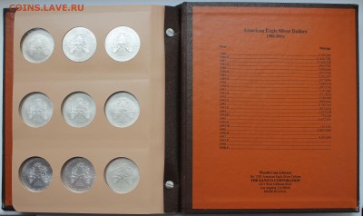 США. "AMERICAN EAGLE SILVER DOLLAR" Набор-29 шт. 1986-2014 г - 6
