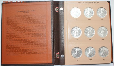 США. "AMERICAN EAGLE SILVER DOLLAR" Набор-29 шт. 1986-2014 г - 2
