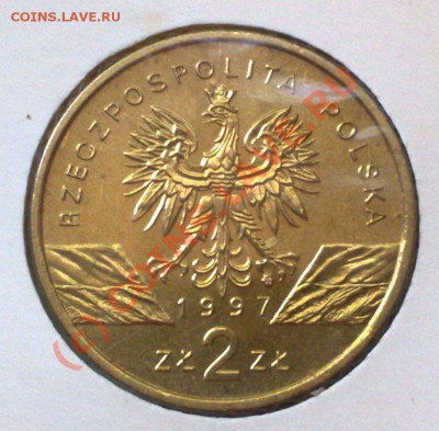 Польша 2 злотых 1997 Жук-олень 17.06 21.00 - Польша 1997 Жук-2