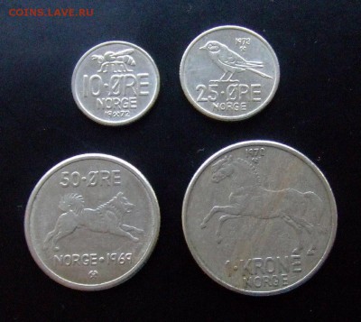 4 - Норвегия (набор) крупные четыре 03.2015 Р