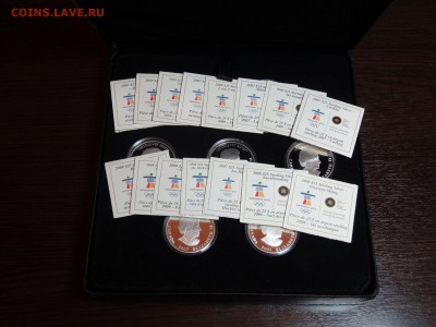Канада Ванкувер-2010 набор 15шт Pr до 26.03 22:00 МСК Ag925 - DSC05911