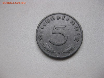 РЕЙХ,5 пфеннигов 1940А(цинк)!до 25.03.2015 - IMG_3032.JPG