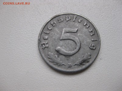 РЕЙХ,5 пфеннигов 1940D(цинк)!до 25.03.2015 - IMG_3036.JPG