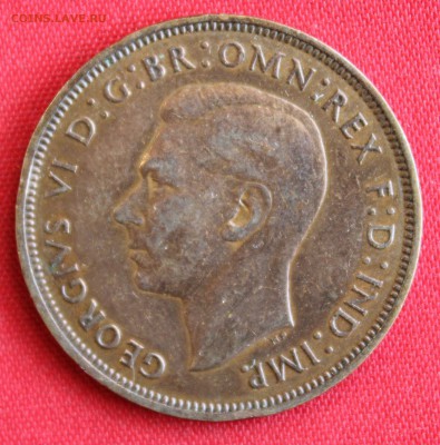 С 1 руб. БРИТАНИЯ 1 пенни 1938г.ГЕОРГ-VI до 29.03.15г.в 22-0 - IMG_3755.JPG