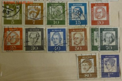 Марки Германии, стандарты, персоналии, гаш., 13 шт. - DSC04936.JPG
