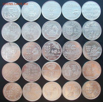 Португалия 200 эскудо 25 шт 1991-1997 - 100_2004