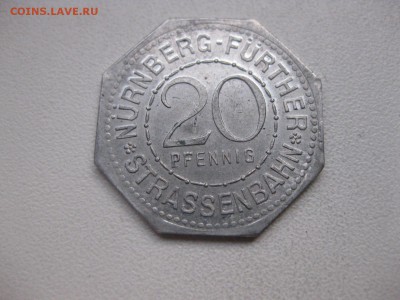 НЮРНБЕРГ,20 пфеннигов 1921г(Nassauer haus)!до 26.03.2015 - IMG_3095.JPG