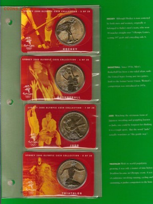 Набор Австралии Олимпиада Сидней 2000 5$ UNC 28 шт в альбоме - $_257.JPG