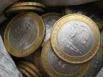 10 рублей Нерехта. 130шт из мешка.  27.0.2015 22:00 - нерехта2.JPG