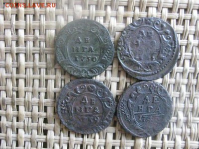 Деньга, 4 шт. 1730, 1737, 1739 и 1749г. До 30.03.2015г. - 29-31 022.JPG