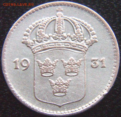 Швеция_10 эре серебром 1931; до 24.03_22.30мск - 9398