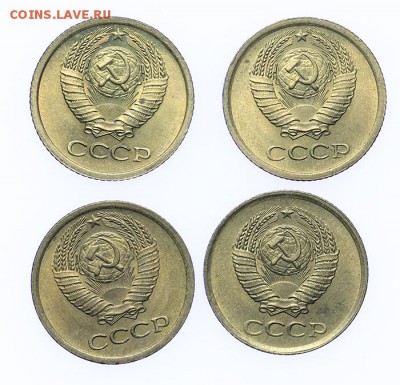 1 копейка 1963-1968 штемпельные 4 шт. - 26.03 - 23:00 - A_189249.JPG