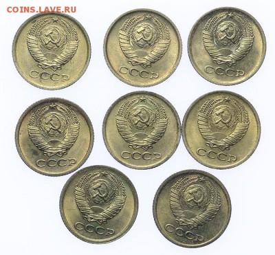 1 копейка 1970-1978 штемпельная 8 шт. - 26.03 - 23:00 - A_189253.JPG