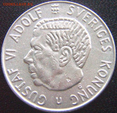 Серебряная шведская крона 1966; до 24.03_22.34мск - 9393
