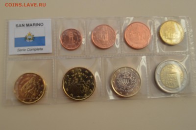 Набор евро Сан Марино 2006-2010 из ролов - DSC_1394.JPG