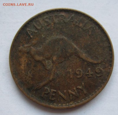 С рубля Австралия 1 пенни 1949г кенгуру до 29.03 - IMG_0042.JPG