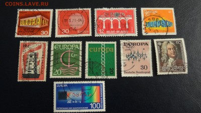 Марки из серии Европа, СЕРТ, гаш. - DSC04818.JPG