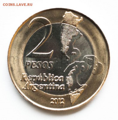 Аргентина, 2 песо "Мальвины" - 34_Argentina2Peso2012Malviny_1
