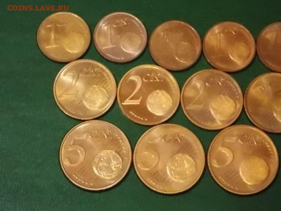 1,2,5 Евроцентов 2002-2010 15 штук 25.03.2015 22:00 - DSCN8399.JPG