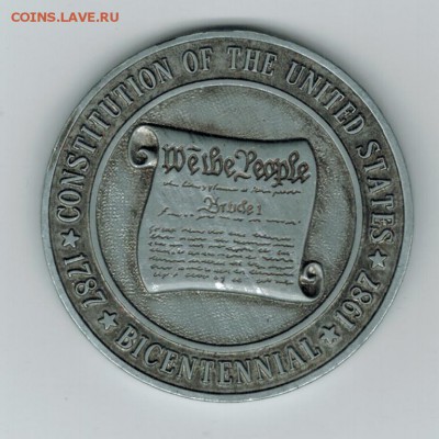 Медаль США 100 лет конституции до 28.03.2015   22-00 - 5174646648_1