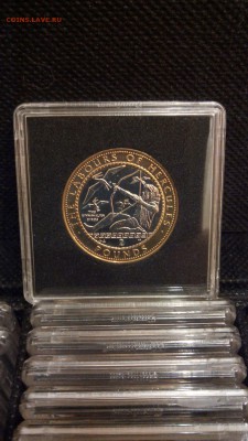 2 фунта Гибралтара из серии 12 Подвигов Геракла.Тираж 7500. - 1