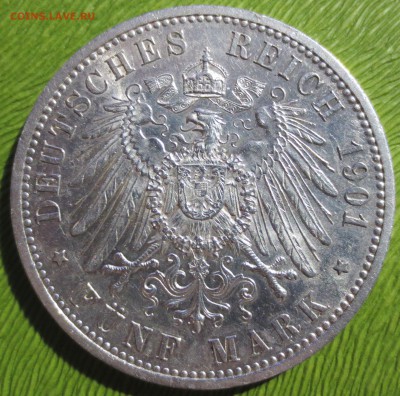 5 марок "200 лет правления 1701-1901" - IMG_2845.JPG