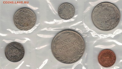 Либерия годовой набор 1968 до 30.03 в 22ч (А923) - 4-либ1