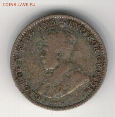 Ag Цейлон 10 центов 1927 до 30.03.15 в 22.00мск (А728) - 5-цей27