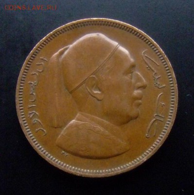 монета на опознание и оценку - Ливия 5 миллим (1952) бронза, d-28мм (XF) А