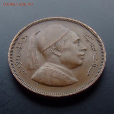 монета на опознание и оценку - Ливия 5 миллим (1952) бронза, d-28мм (XF) А1
