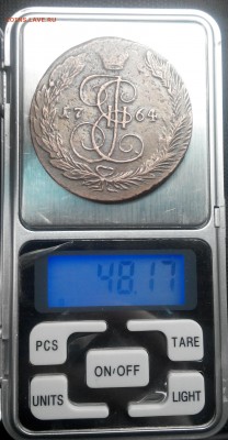5 копеек 1764 года ЕМ оценка - 2015326164956-1