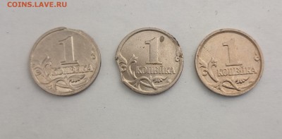 1 копейка - 3 монеты (2 выкуса + 1 скол) - DSC_0409.JPG