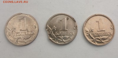 1 копейка - 3 монеты (2 выкуса + 1 скол) - DSC_0410.JPG