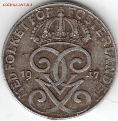 2 эре Швеция 1947 г. до 01.04.15 г. в 22.00 - Scan-150322-0048