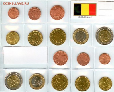 Бельгия.-Евро подборка 2004г, до 21.00 мск 01.04.2015 - Бельгия