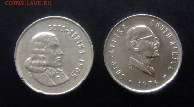4 - ЮАР 5 центов (никель) 2 шт. А