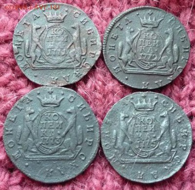 1 копейка 1771,1772,1773,1775 КМ Сибирки. - dnaM3Lj7lR4
