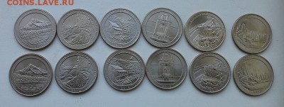 США Парки 12 монет. (дворы P, D) - 1