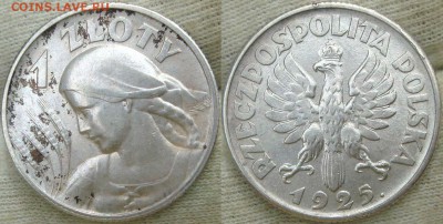 Польша 1 злотый 1925 - Zloty 1925.JPG