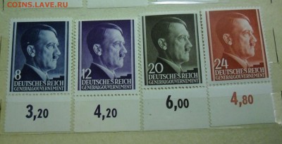 Чистые марки Третьего Рейха (21шт) - гитлер рейх.JPG