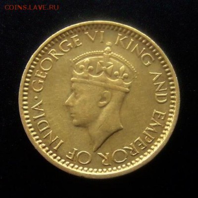 4 - Брит. Цейлон 25 центов (1943) «Георг VI» (XF) А