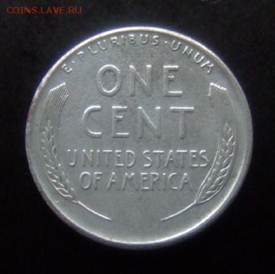 4 - США 1 цент (1943) цинк покр. сталью №5 Р
